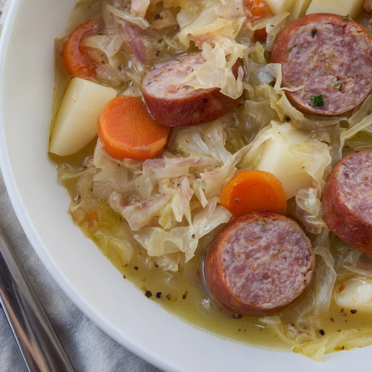 One-Pot Sauerkraut Sausage