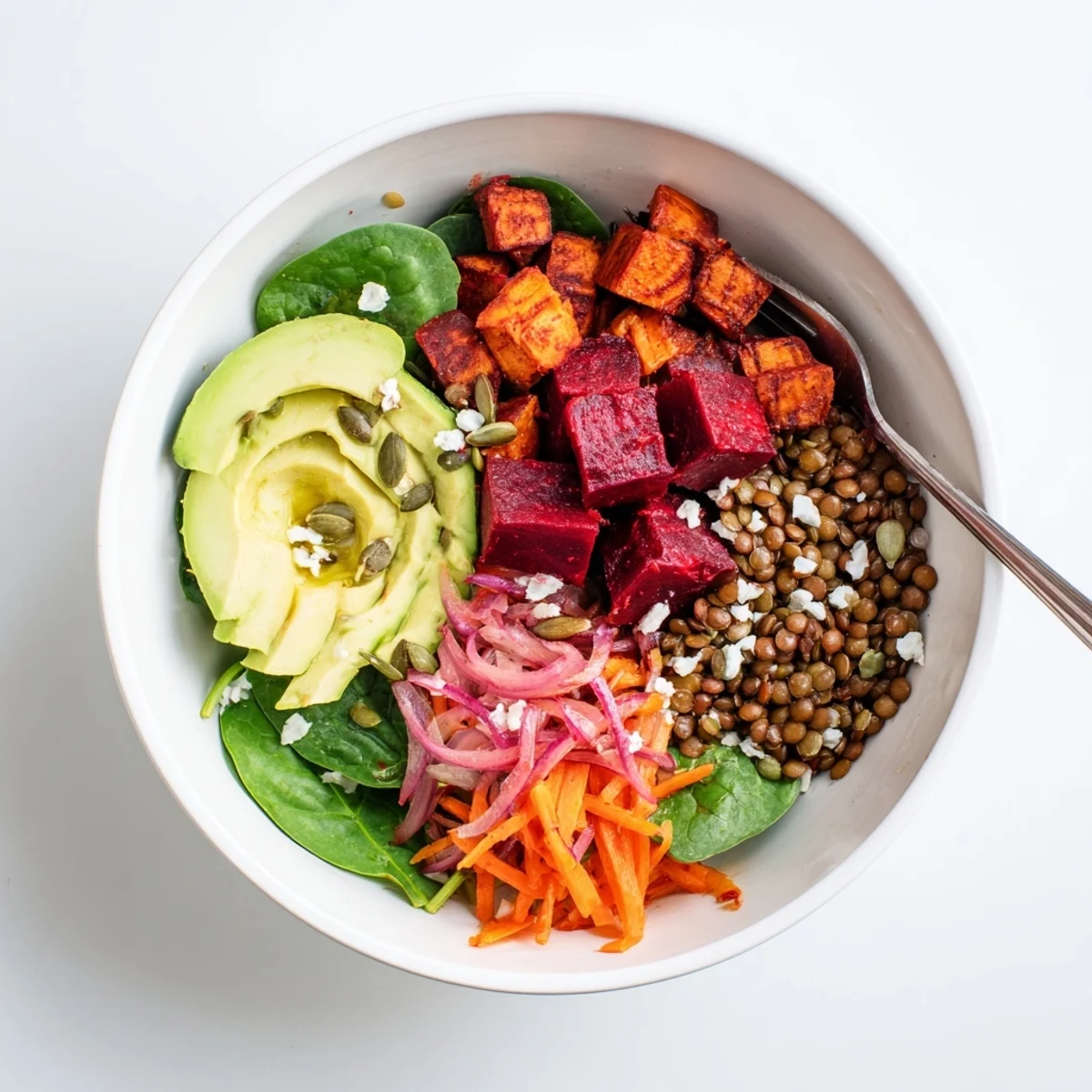 Light Beetroot Lentil Bowl