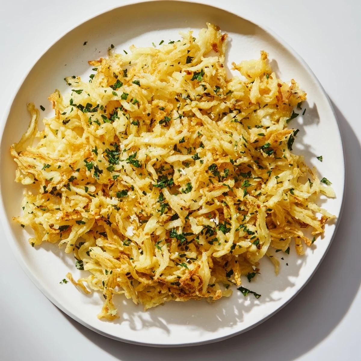 Crispy air fryer German spätzle, golden brown and delicious, ready to serve as a side dish.