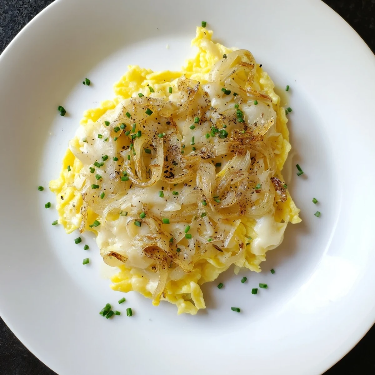 Golden, bubbly Käsespätzle with melted cheese is ready to be served hot from the oven.