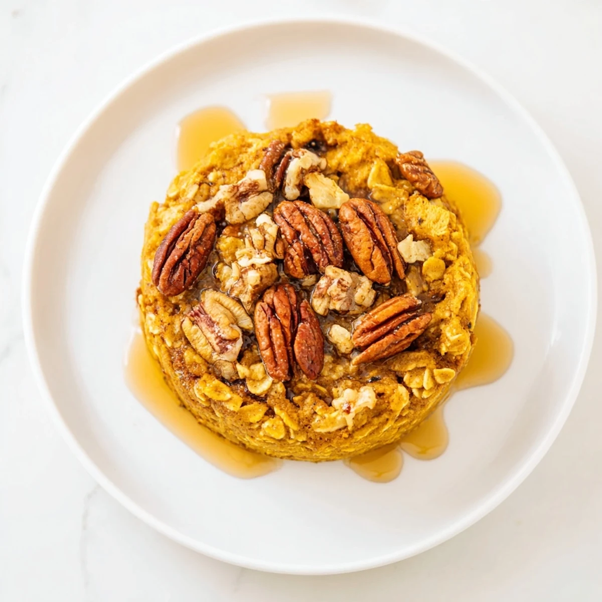 Pumpkin Spice Baked Oats
