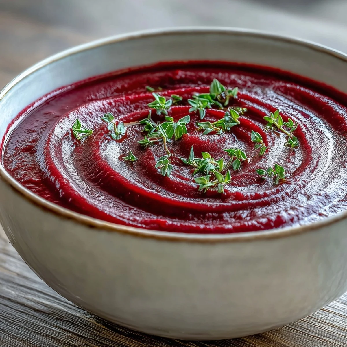 Ready in one hour, this roasted beet soup recipe blends roasted root vegetables with heavy cream and bright lemon.