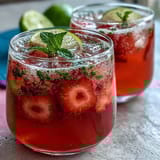 Erdbeer Zitronen Sprudel