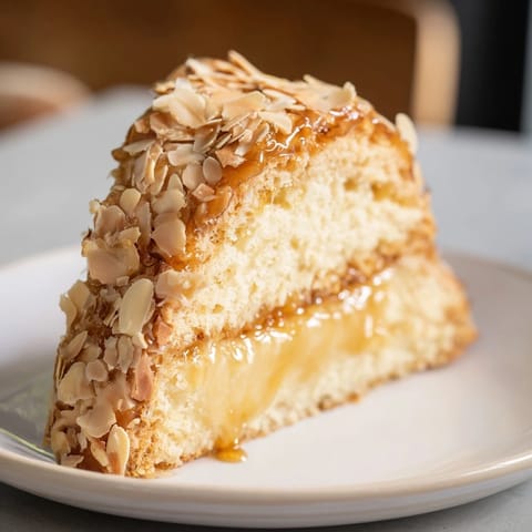 Honigkuchen mit Mandeln Vanille