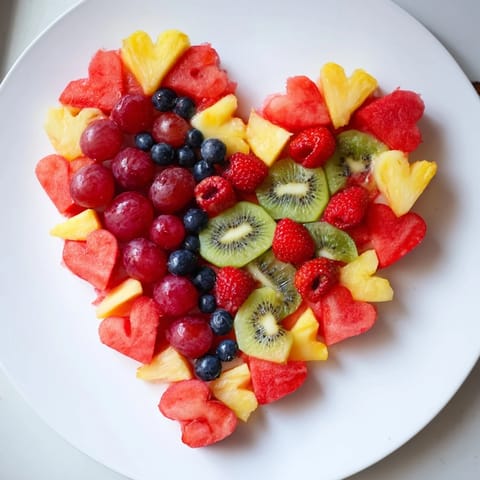 Romantischer fruchtiger Teller #58