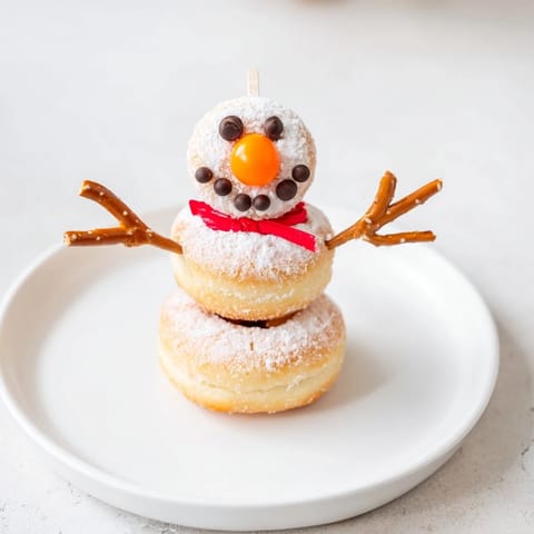 Mini Donut Schneemann Spaß #94
