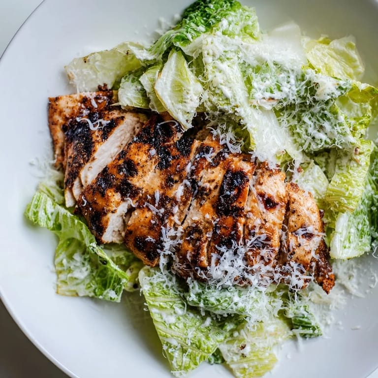 Saftig gebratenes Hähnchen im Caesar Chicken Sandwich, belegt mit würziger Caesar-Soße und frischem Parmesan.